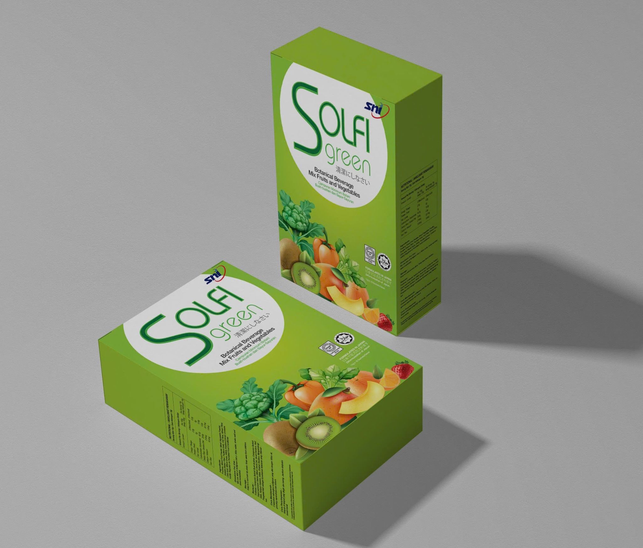  Thức uống rau củ quả Solfi Green 