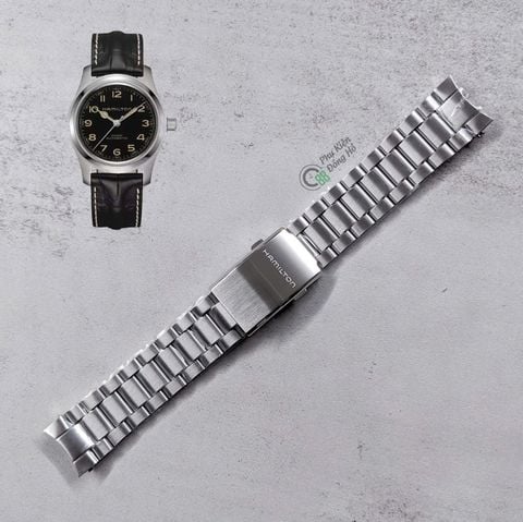  Dây thép chính hãng đồng hồ Hamilton Khaki Murph 42mm 