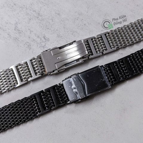  Dây thép linh kiện kiểu Shark Mesh loại tốt đầu phẳng gắn được nhiều loại đồng hồ, có đủ size và đủ màu 