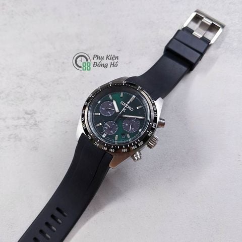  Dây cao su ôm lug Seiko Speedtimer 39mm SSC813 