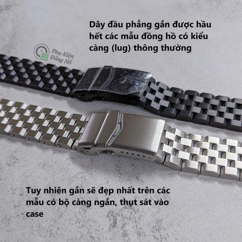  Dây thép linh kiện kiểu Super Engineer loại tốt đầu phẳng gắn được nhiều loại đồng hồ, có đủ size và đủ màu 