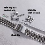  Dây thép đặc xịn cho Seiko DressKX 40mm (SRPE51, SRPE57, v.v...) 