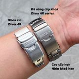  Khoá dây thép 18mm chính hãng Seiko 6R Diver series 