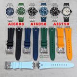  Dây cao su loại xịn cho Maurice Lacroix Aikon 42mm (Gắn được Venturer 43mm) 