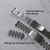  Dây thép linh kiện kiểu hạt gạo cho Seiko Alpinist 20mm (SARB017, SPB121, SPB157, SPB377, v.v...) 
