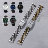 Dây thép linh kiện kiểu hạt gạo cho Seiko Presage mặt men sứ 40.5mm (SARW011, SARW029, SPB085, SARD015, ...) 