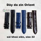  Dây da chính hãng Orient size dây 22mm (xài với khoá xiên) 
