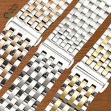  Dây thép cao cấp kiểu zin dành cho Tissot Bridge Port 20mm (T097.407, T097.410, ...) 