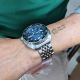  Dây thép linh kiện kiểu hạt gạo phẳng đặc xịn dành cho Seiko Turtle 44mm 