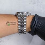  Dây thép đặc xịn kiểu Jubilee cho Seiko 5 Quân Đội mới size 39.4mm (SRPG27, SRPG31, SRPH29, ...) 