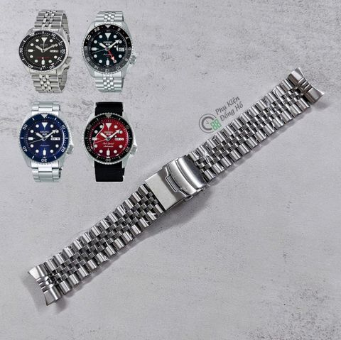  Dây thép linh kiện kiểu Jubilee đặc xịn dành cho Seiko SKX / 5KX / SRPD / SSK GMT 