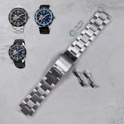  Dây thép chính hãng Orient Star Diver Open Heart - Power Reserve 21mm 