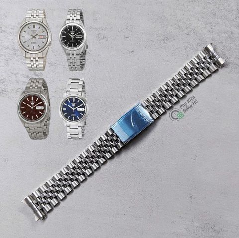  Dây thép Jubilee size 18mm cho nhiều dòng Seiko 5 (SNK, SNX, ...) 