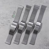  Dây thép kiểu Mesh loại cao cấp đầu thẳng gắn được nhiều loại đồng hồ 