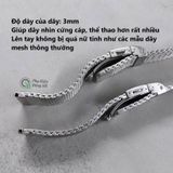  Dây thép kiểu Mesh loại cao cấp đầu thẳng gắn được nhiều loại đồng hồ 