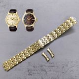  Dây thép chính hãng mạ vàng Seiko Cocktail (SRPD36, SRPH78, ...) 