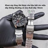  Khoá dây thép tăng chỉnh nhanh Titanium 18mm chính hãng Seiko Prospex LX series 