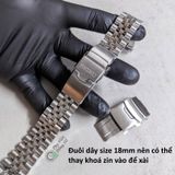 Dây thép linh kiện kiểu Jubilee đặc xịn dành cho Seiko Rùa Willard (SPB151, SPB153, SPB183, ...) 