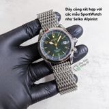  Dây thép linh kiện kiểu Shark Mesh loại tốt đầu phẳng gắn được nhiều loại đồng hồ, có đủ size và đủ màu 