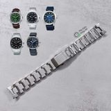  Dây thép đặc xịn kiểu RIVET cho Seiko Alpinist 20mm (SARB017, SPB121, SPB157, SPB377, v.v...) 