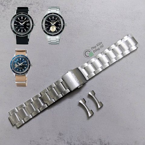  Dây thép chính hãng Seiko Presage Style 60s 40.8mm (SRPG09, SSA425, SSA451, ...) 