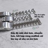  Dây thép đặc xịn cho Seiko SpeedTimer 41mm (SSC911, SSC939, SSC947, ...) 