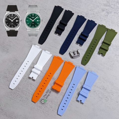  Dây cao su thay thế loại cao cấp cho Tissot PRX 40mm 