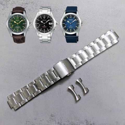  Dây thép chính hãng Seiko Alpinist 20mm (SARB017, SPB121, SPB157, SPB377, v.v...) 