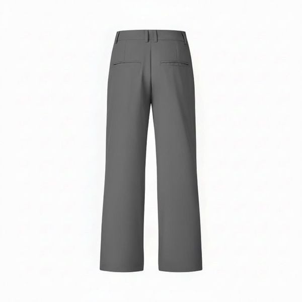  MAVERIK® PLEATED FLARED TROUSERS ( GREY ) 