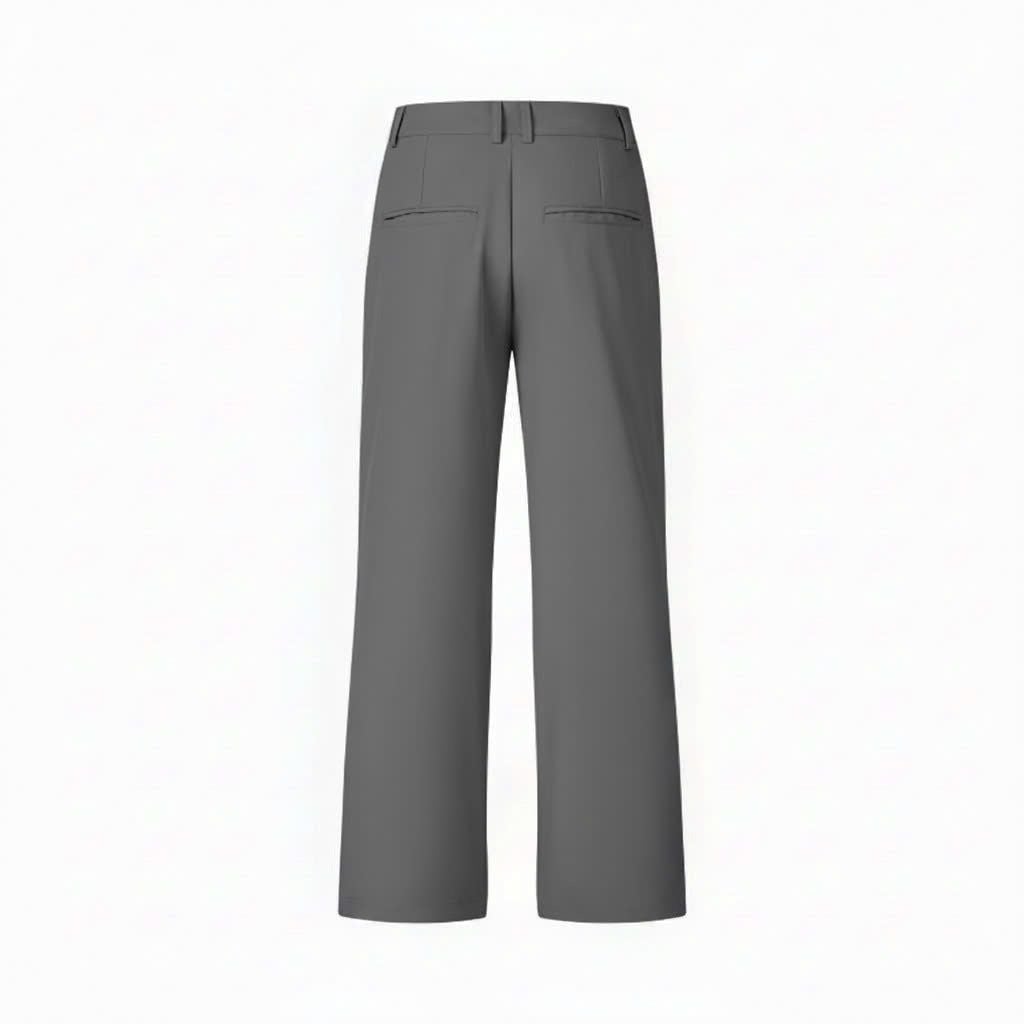  MAVERIK® PLEATED FLARED TROUSERS ( GREY ) 