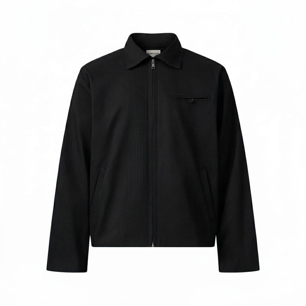  MAVERIK® ZIP - UP KAKI JACKET ( BLACK ) 