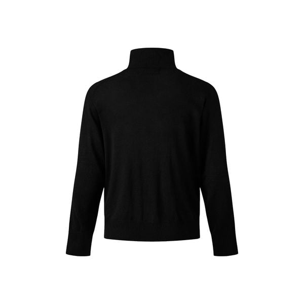  MAVERIK®  LONG SLEEVE HALF ZIP KNIT SHIRT ( BLACK ) 