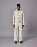  MAVERIK® TRUCKER DENIM JACKET ( CREAM WHITE ) 