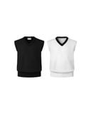  MAVERIK® V-NECK KNIT VEST ( WHITE ) 