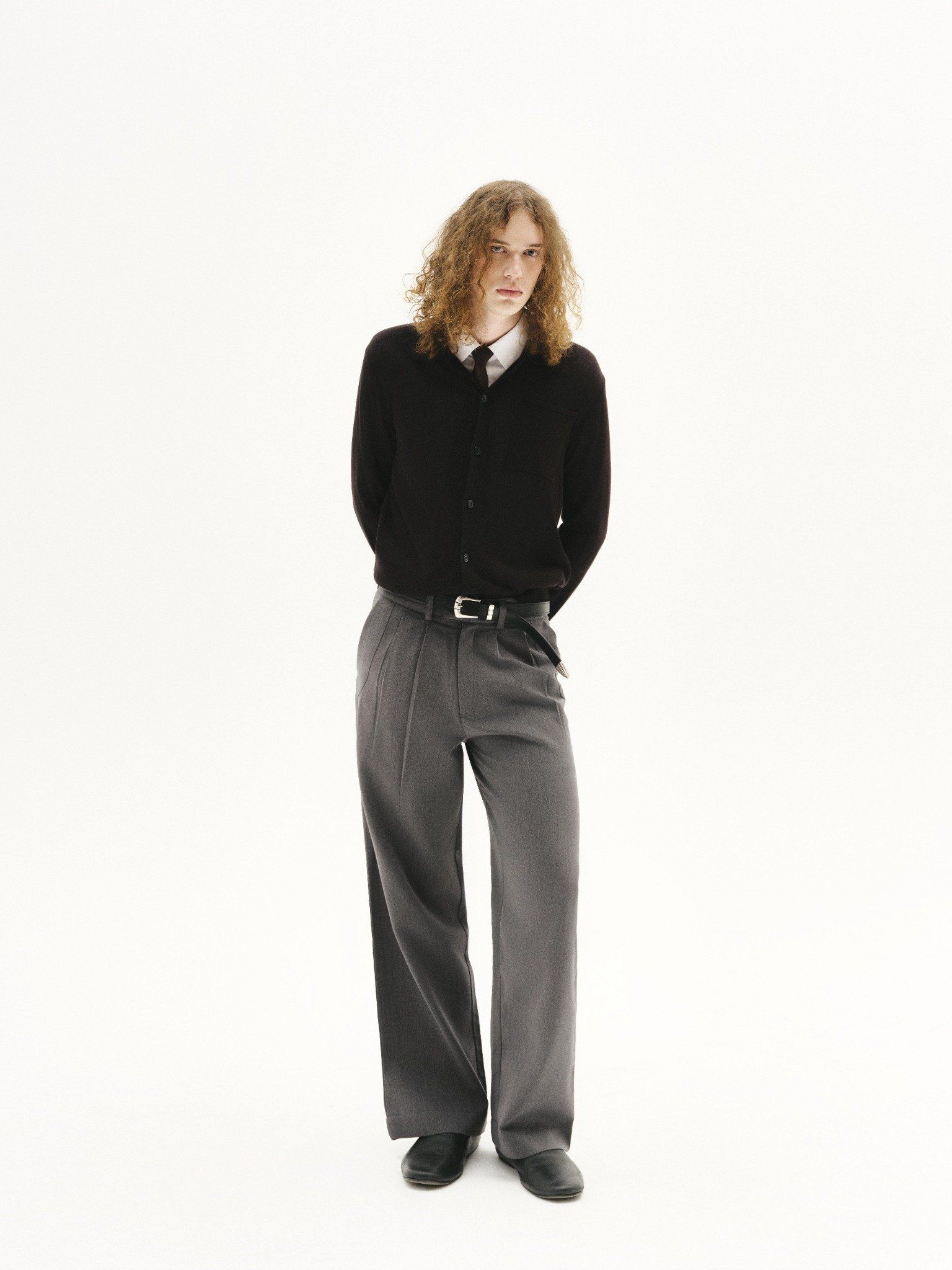  MAVERIK® LONGSLEEVES KNIT SHIRT ( BLACK ) 