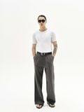  MAVERIK® BUTTON RIB SLIM FIT T-SHIRT ( WHITE ) 
