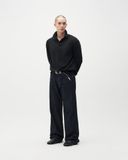  MAVERIK® WAFFLE LONGSLEEVES POLO SHIRT ( BLACK ) 