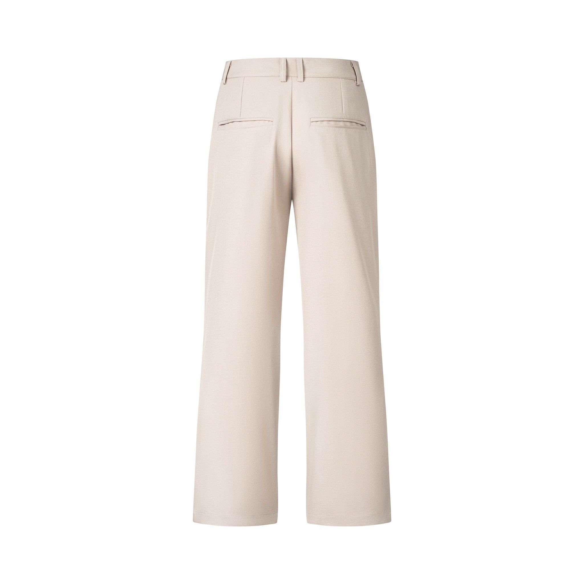  MAVERIK® PLEATED FLARED TROUSERS ( CREAM ) 