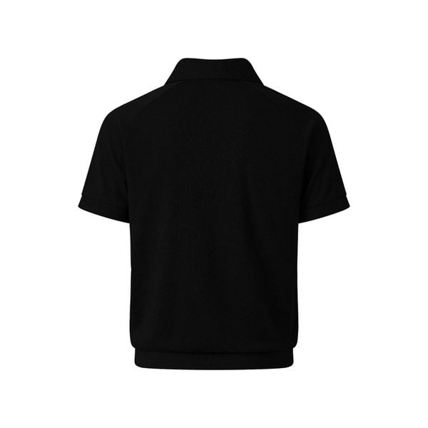  MAVERIK® RIB POLO SHIRT (BLACK) 