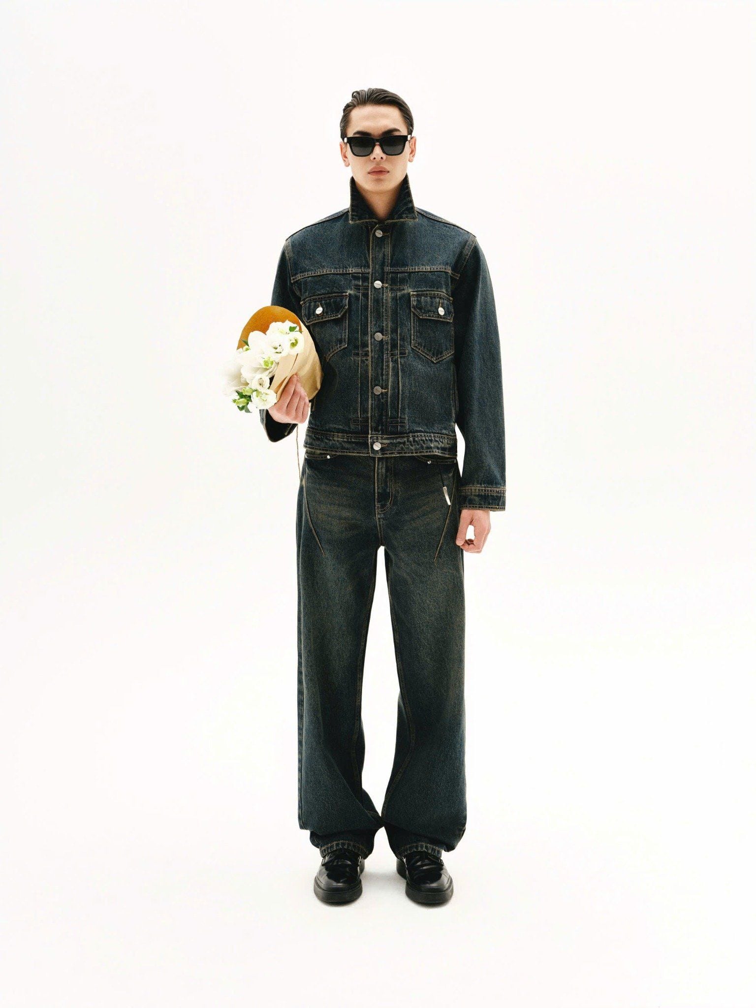  MAVERIK®  TRUCKER DENIM JACKET ( DIRTY BLUE WASHED ) 