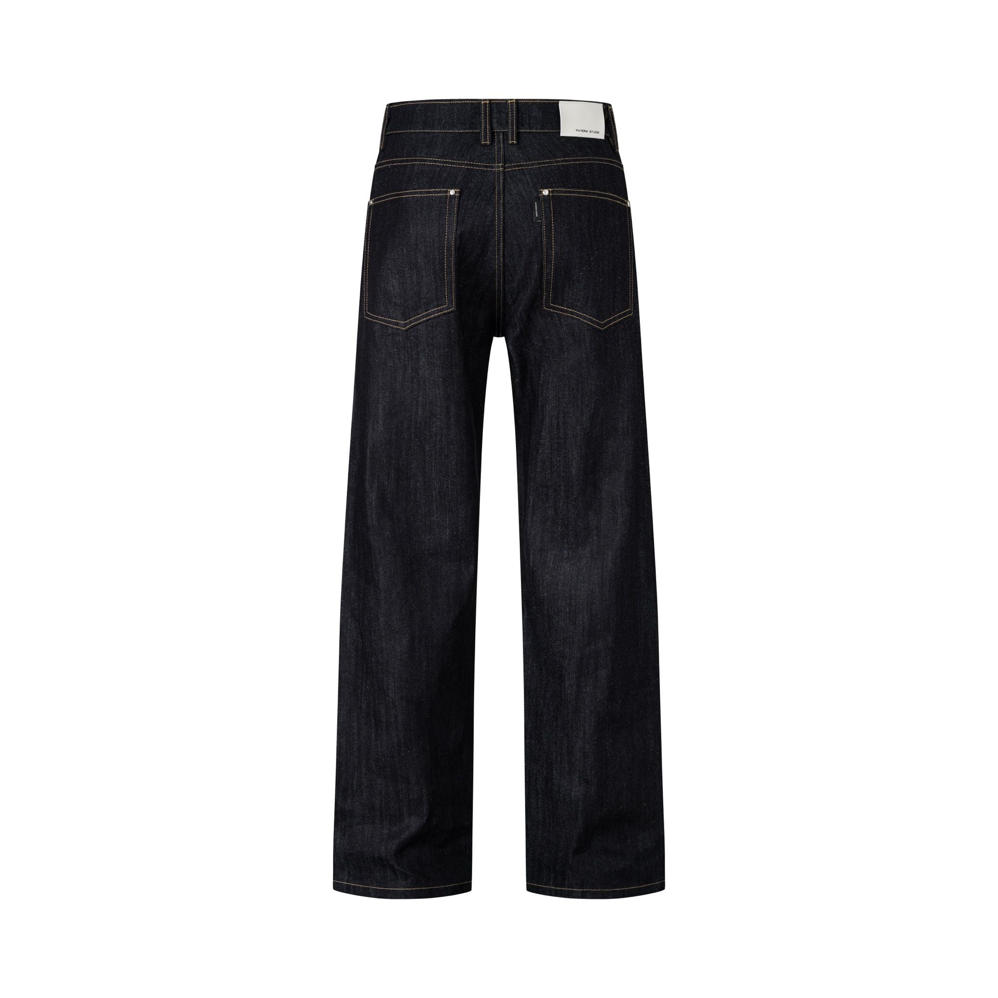  MAVERIK® LOOSE FIT RAW DENIM PANTS ( BLUE ) 