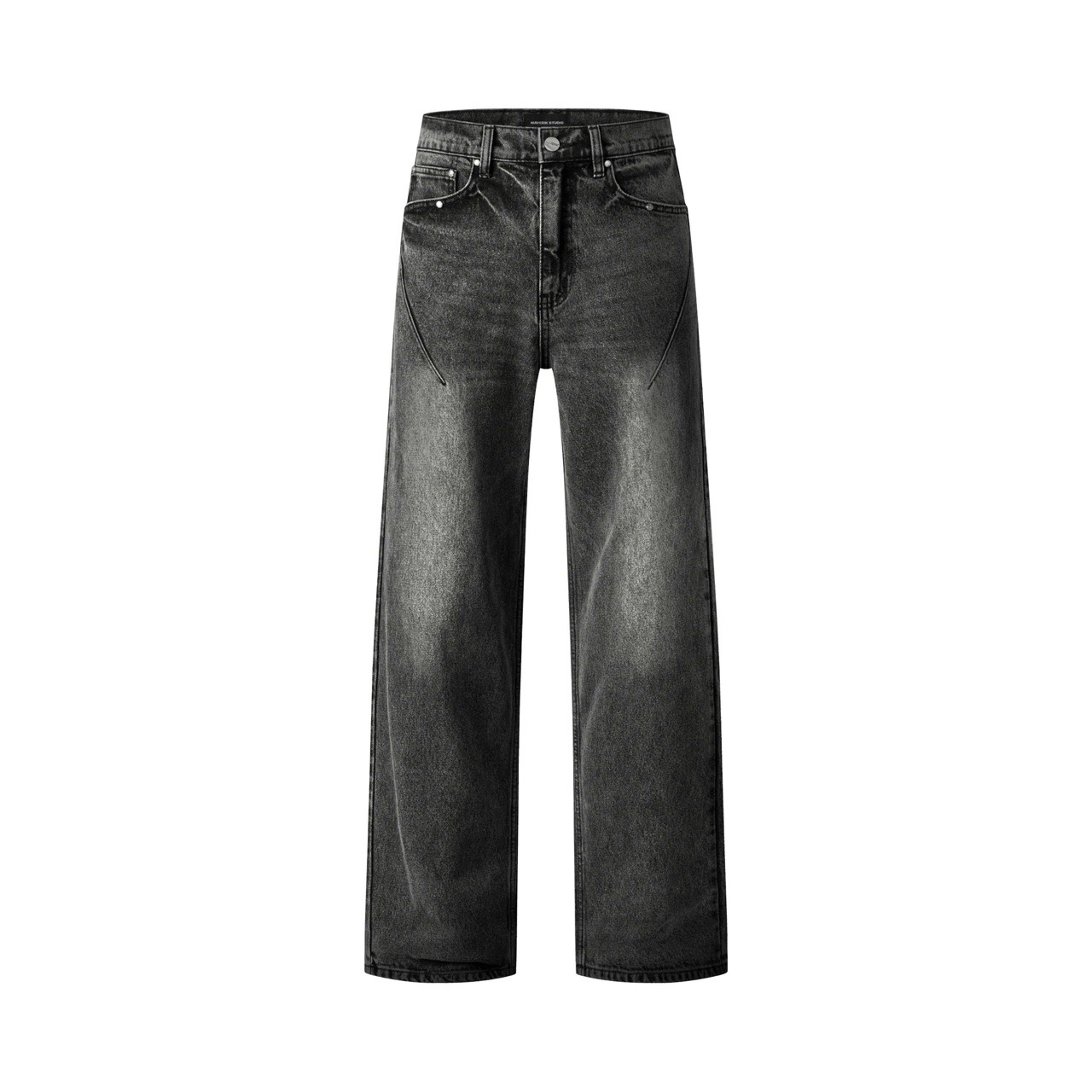 Maverik Studio MAVERIK® WASHED DENIM PANTS GREY