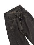  ALMV MID CUT DENIM PANTS ( UMBER / STONE WASHED ) 