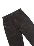  ALMV MID CUT DENIM PANTS ( UMBER / STONE WASHED ) 