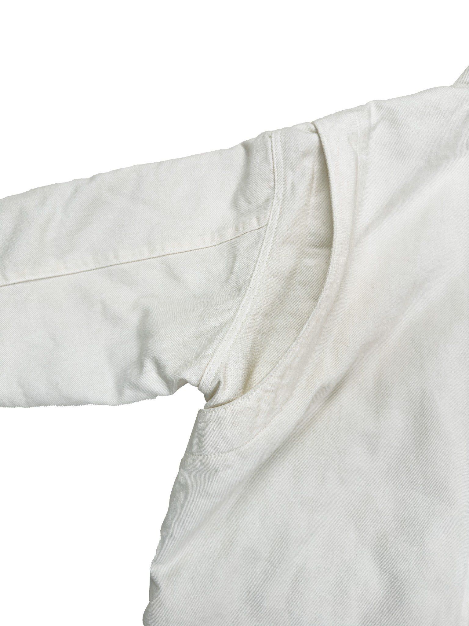  ALMV DENIM WORK JACKET ( WHITE ) 