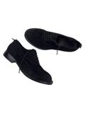  SIGNAL NOISE SUEDE DERBY SHOES ( BLACK ) 
