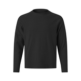  MAVERIK® SLIM FIT RIB LONG SLEEVE T-SHIRT ( BLACK ) 