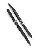  ALMV SILVER / LEATHER BELT ( 3 CM ) 