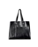  ALMV S/N LEATHER TOTE BAG ( BLACK ) 