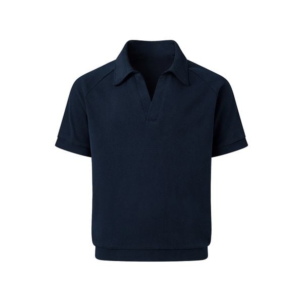  MAVERIK® RIB POLO SHIRT ( NAVY ) 